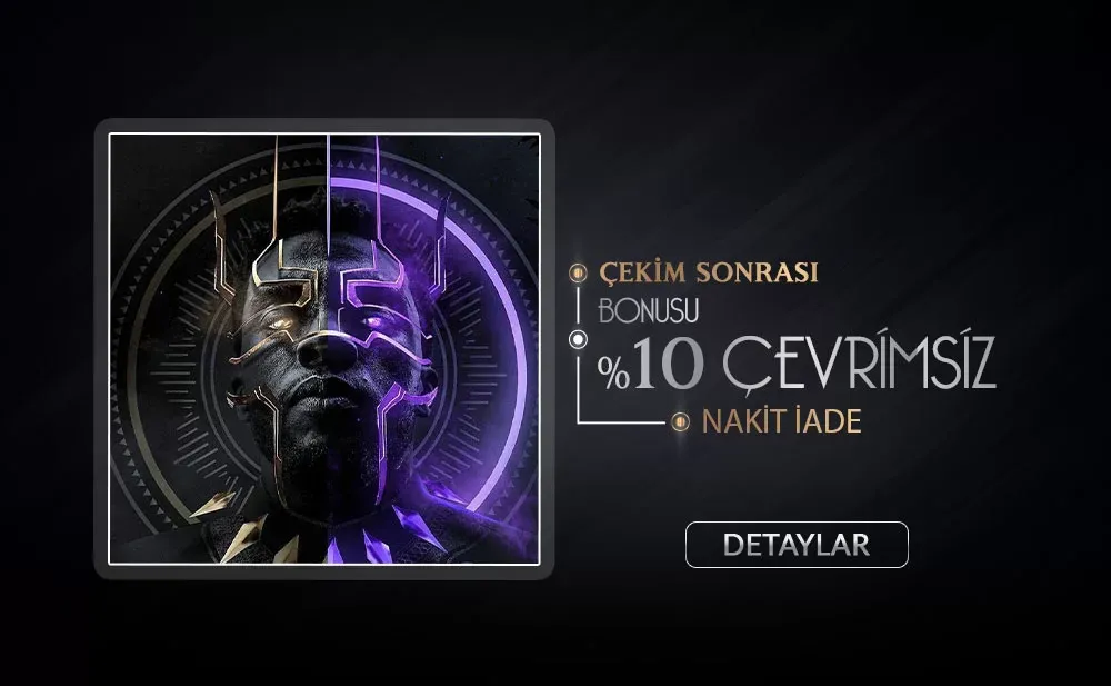 %10 Çekim Sonrası Çevrimsiz Nakit İade Bonusu