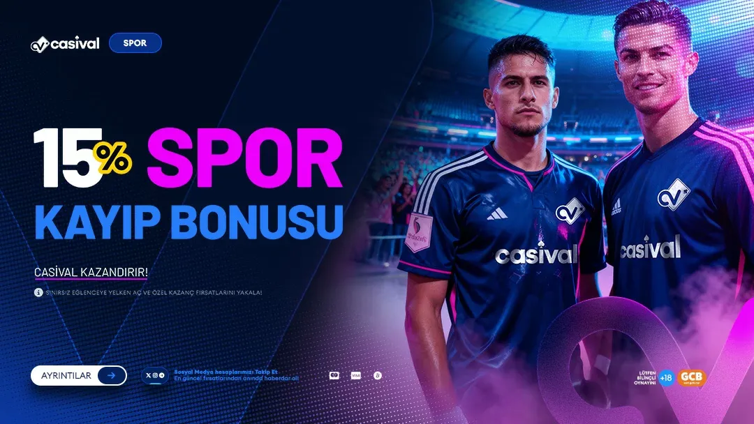 %15 Anlık Spor Kayıp Bonusu