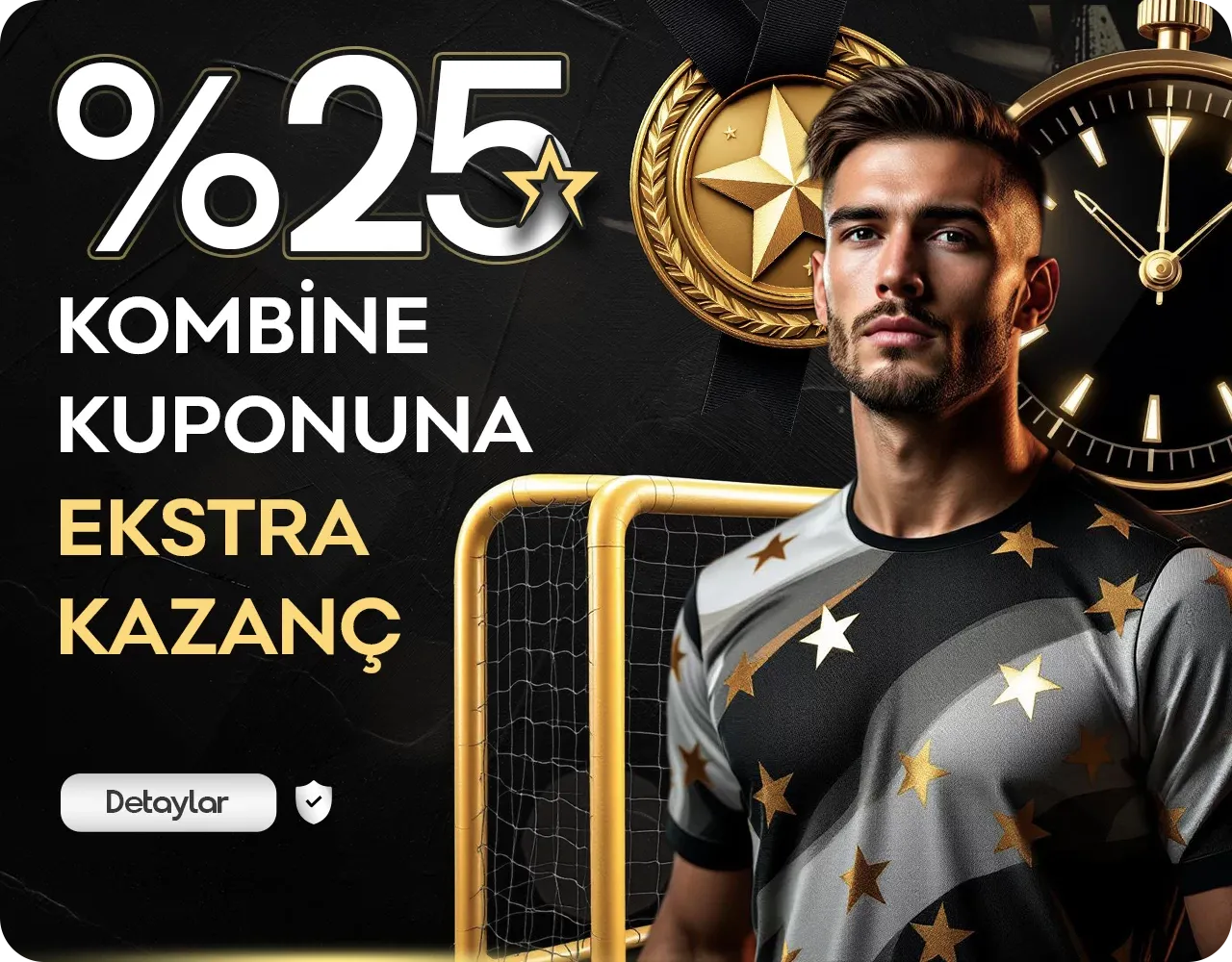 %25 Ekstra Kombine Kupon Kazancı