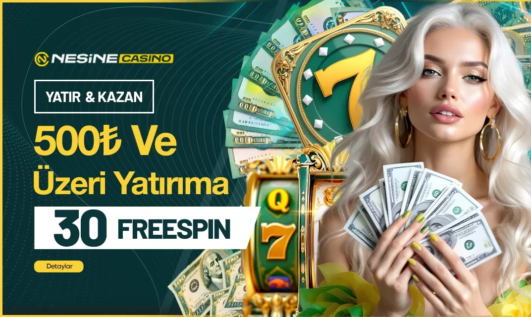 500 ₺ Ve Üzeri Her Yatırıma 30 Freespin